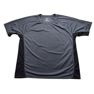 Kanu Surf Performance Tee Men 4X Gray Excellent Short Sleeve Raglan Athletic